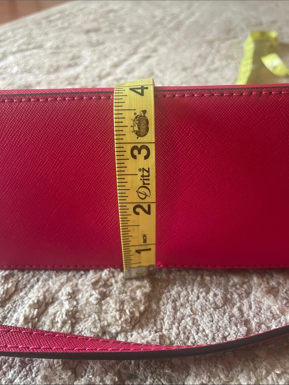 Michael Kors Pink Saffiano Crossbody Bag with Chain Strap